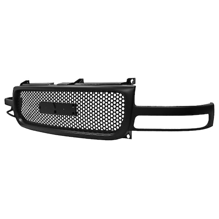 Spec-D Tuning 99-02 GMC Sierra Mesh Grille- Black Fits 00-06 Yukon Xl HG-GMC99JMO